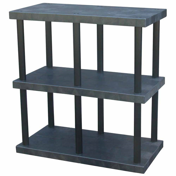 DuraShelf Solid Top 24"d x 48"w x 51"h 3-Shelf System