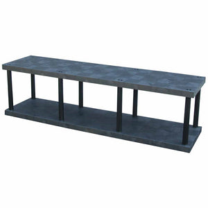 DuraShelf Solid Top 96"w x 27"h Base 2-Shelf System