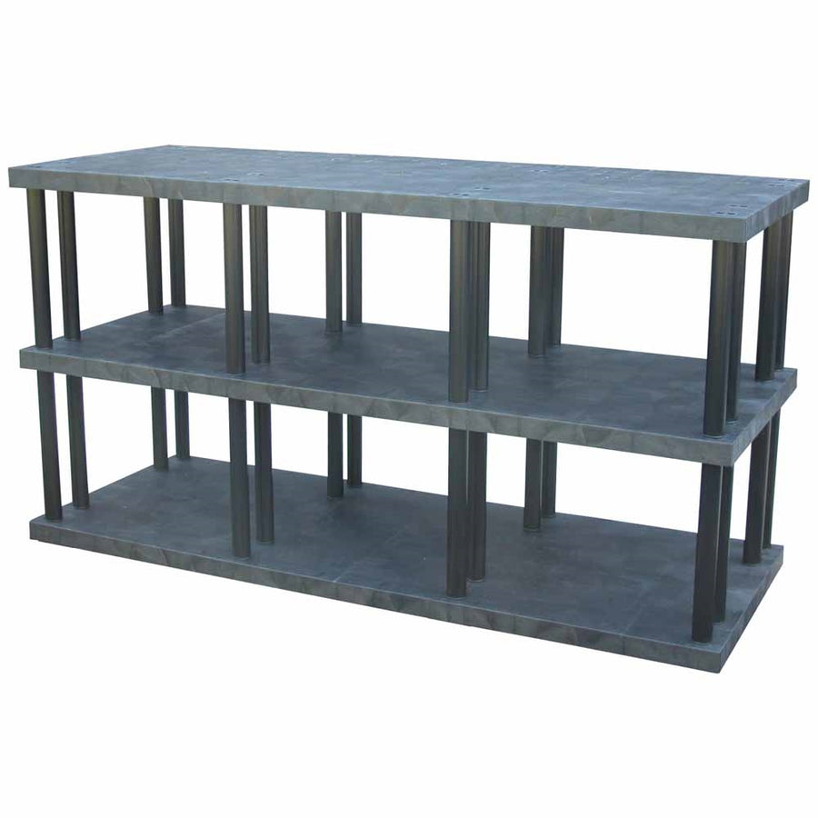 DuraShelf Solid Top 96"w 3-Shelf System