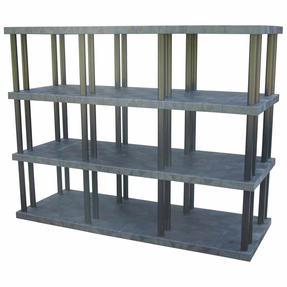 DuraShelf Solid Top 96"w x 75"h 4-Shelf System