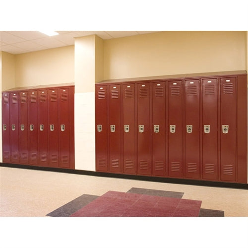 Single Tier Lockers - 12"d x 12"w x 60"h - Gray