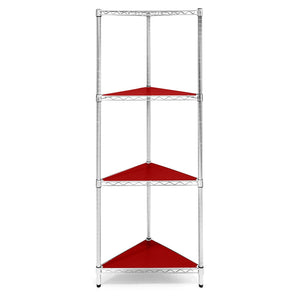 Triangle Plastic Wire Shelf Liners - Blue, Red