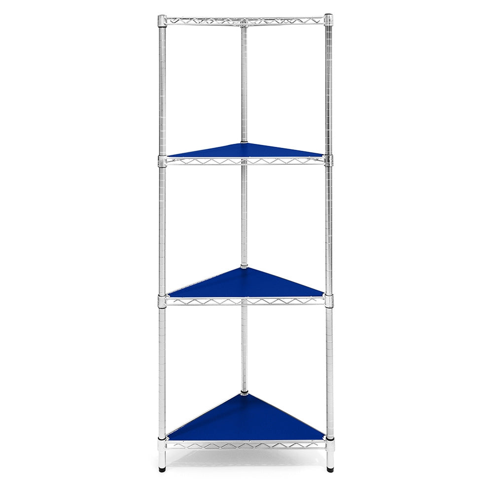 Triangle Plastic Wire Shelf Liners - Blue, Red