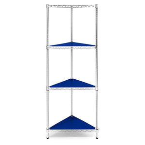 Triangle Plastic Wire Shelf Liners - Blue, Red