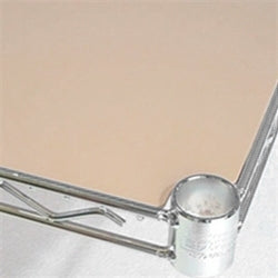 14"d Plastic Wire Shelf Liners - Beige