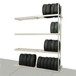 21"d x 60"w Single Row Tire Storage Shelving - Add On Unit