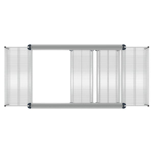 48"d Metro Top-Track High-Density Shelving - Chrome