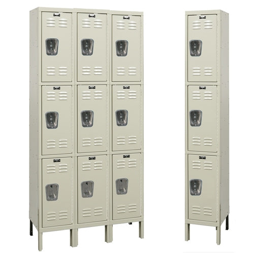 Galvanite Lockers - Triple Tier