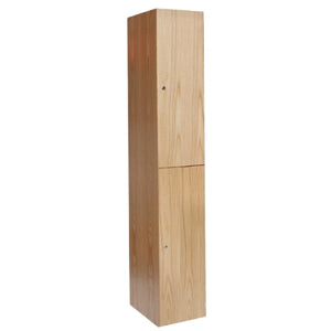 All-Wood Club Lockers - Double Tier