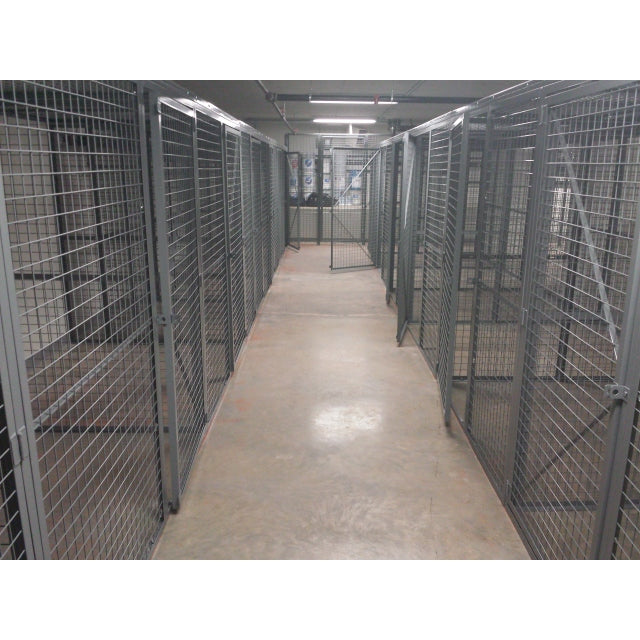 Double Tier Wire Mesh Lockers - Starter