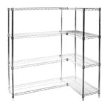 18"d x 72"w Wire Shelving Add-Ons w/ 4 Shelves