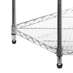 Pentagon Corner Wire Shelving Units